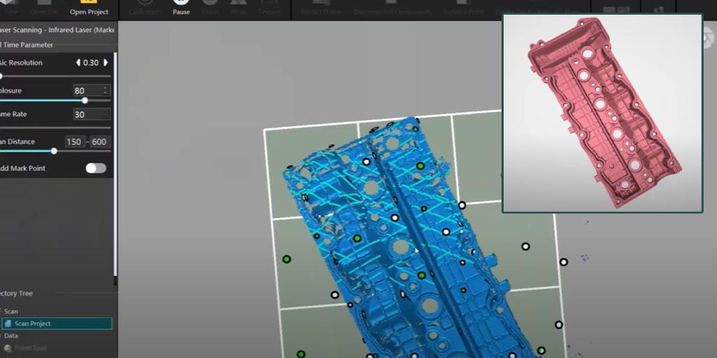 3D сканер 3DeVOK MT: точне сканування складних поверхонь